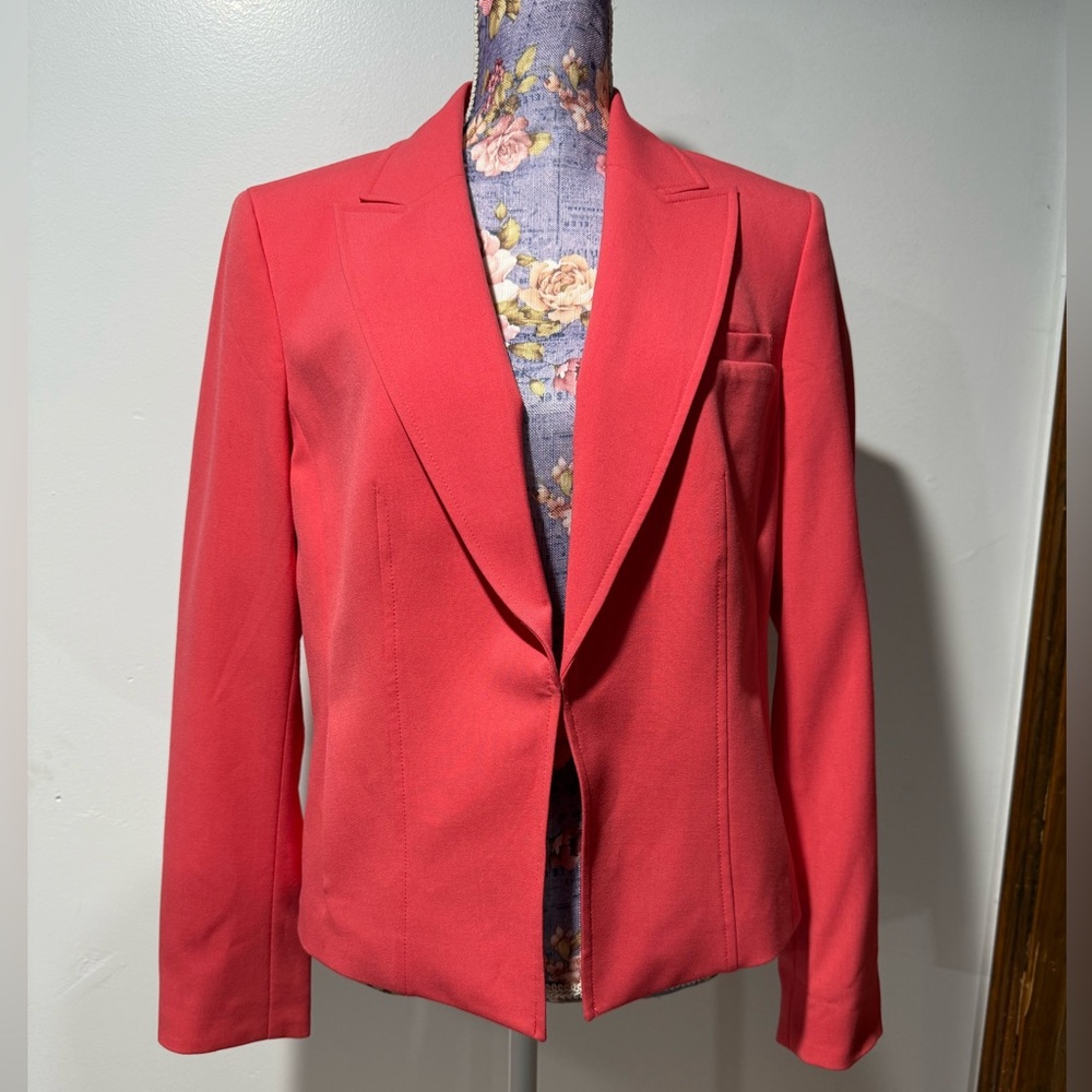 Nine West Vibrant Coral Blazer